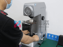 氧化鋯陶瓷柱塞閥硬度檢測